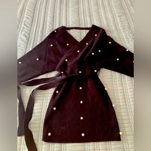 Sexy Mini Sweater Dress